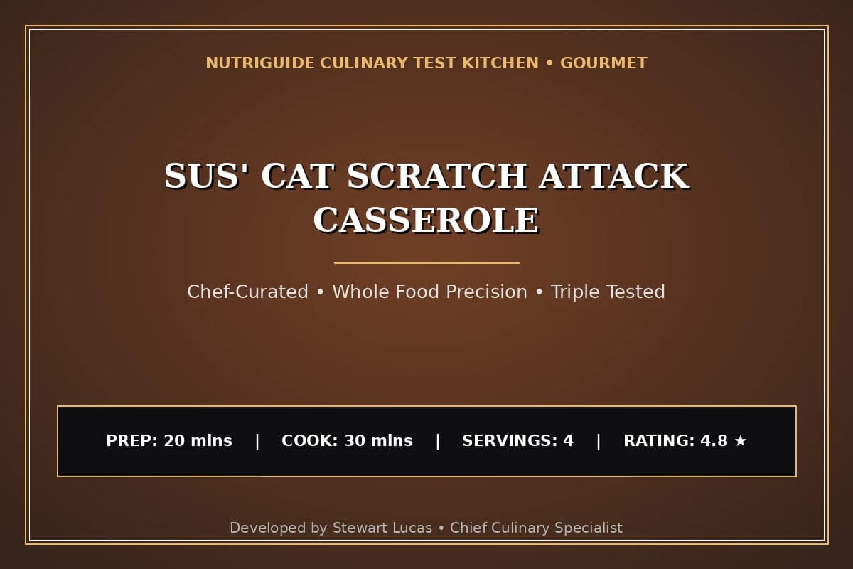 Sus' Cat Scratch Attack Casserole