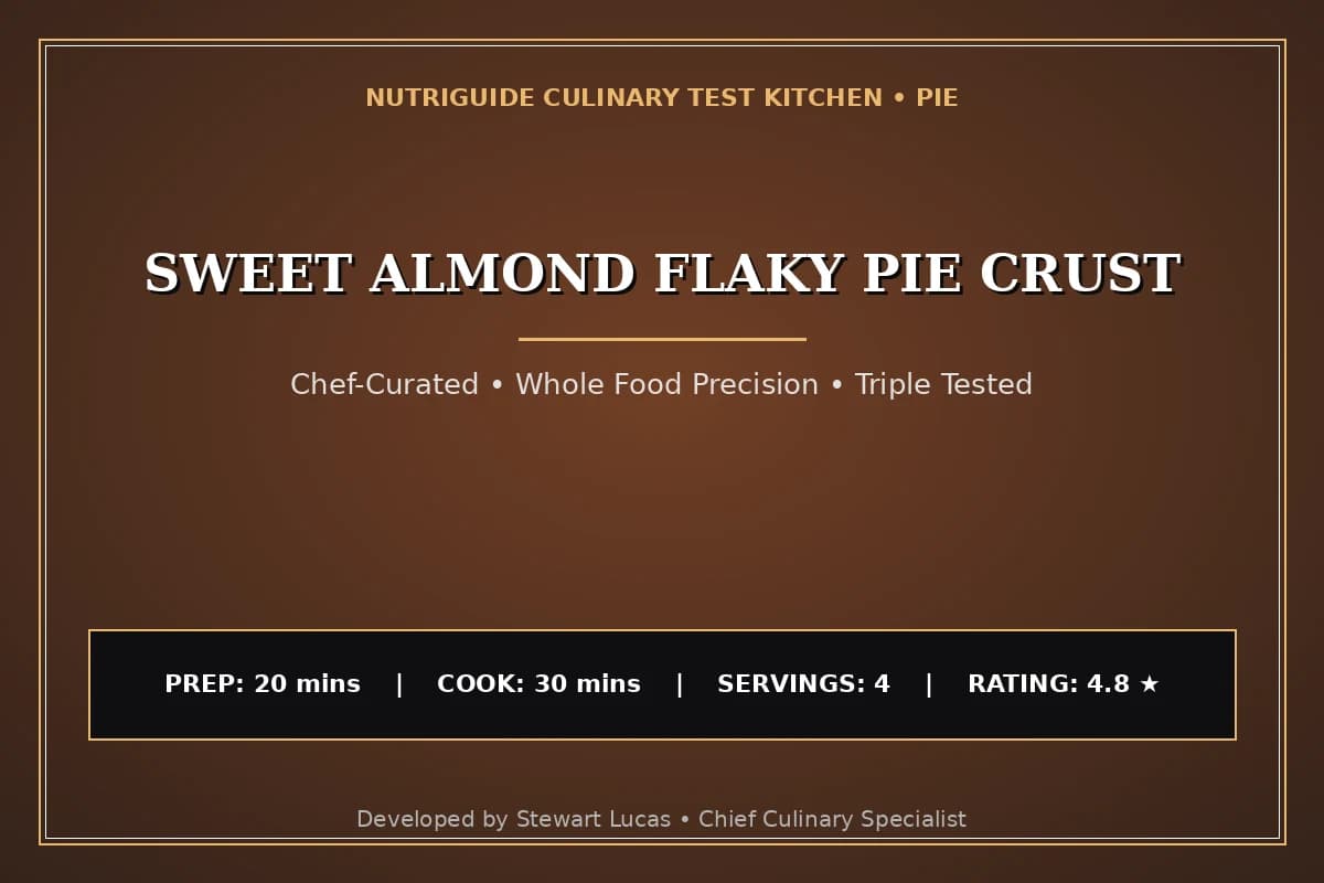 Sweet Almond Flaky Pie Crust