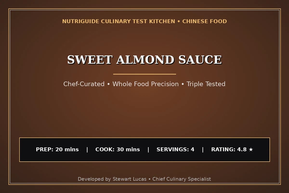 Sweet Almond Sauce