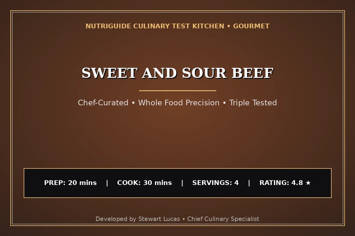 Sweet And Sour Beef