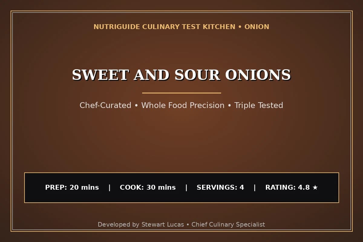 Sweet And Sour Onions