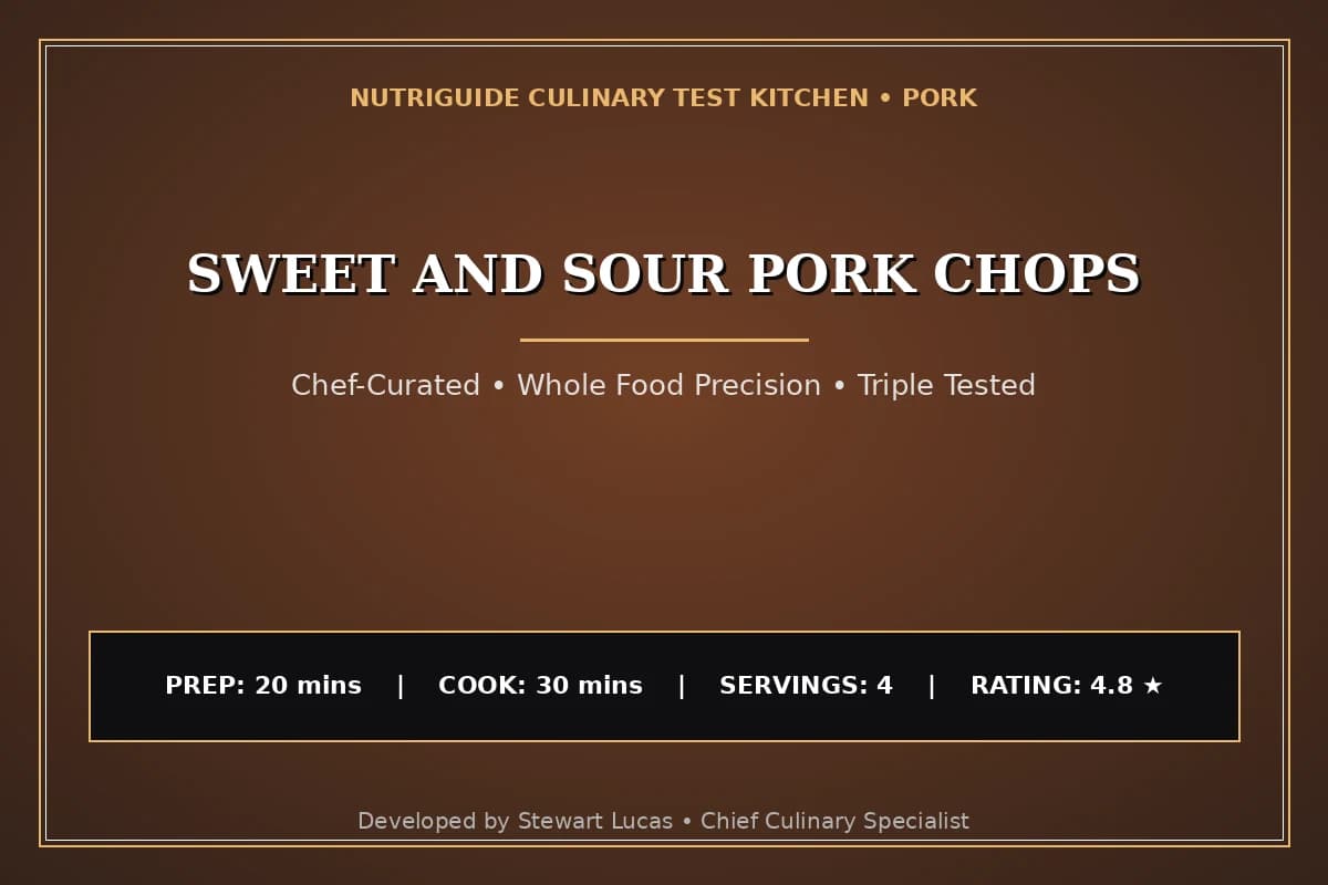 Sweet And Sour Pork Chops