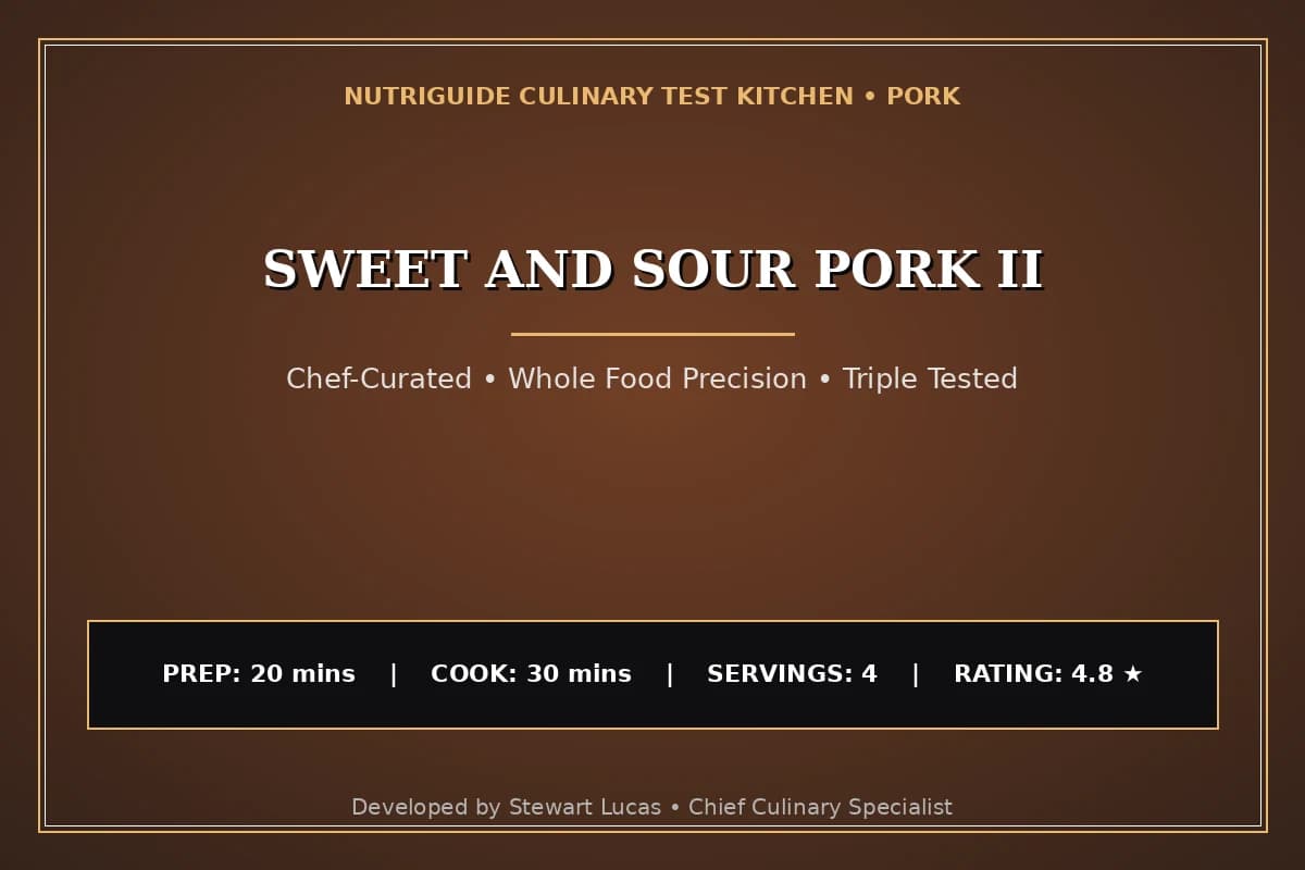 Sweet And Sour Pork Ii