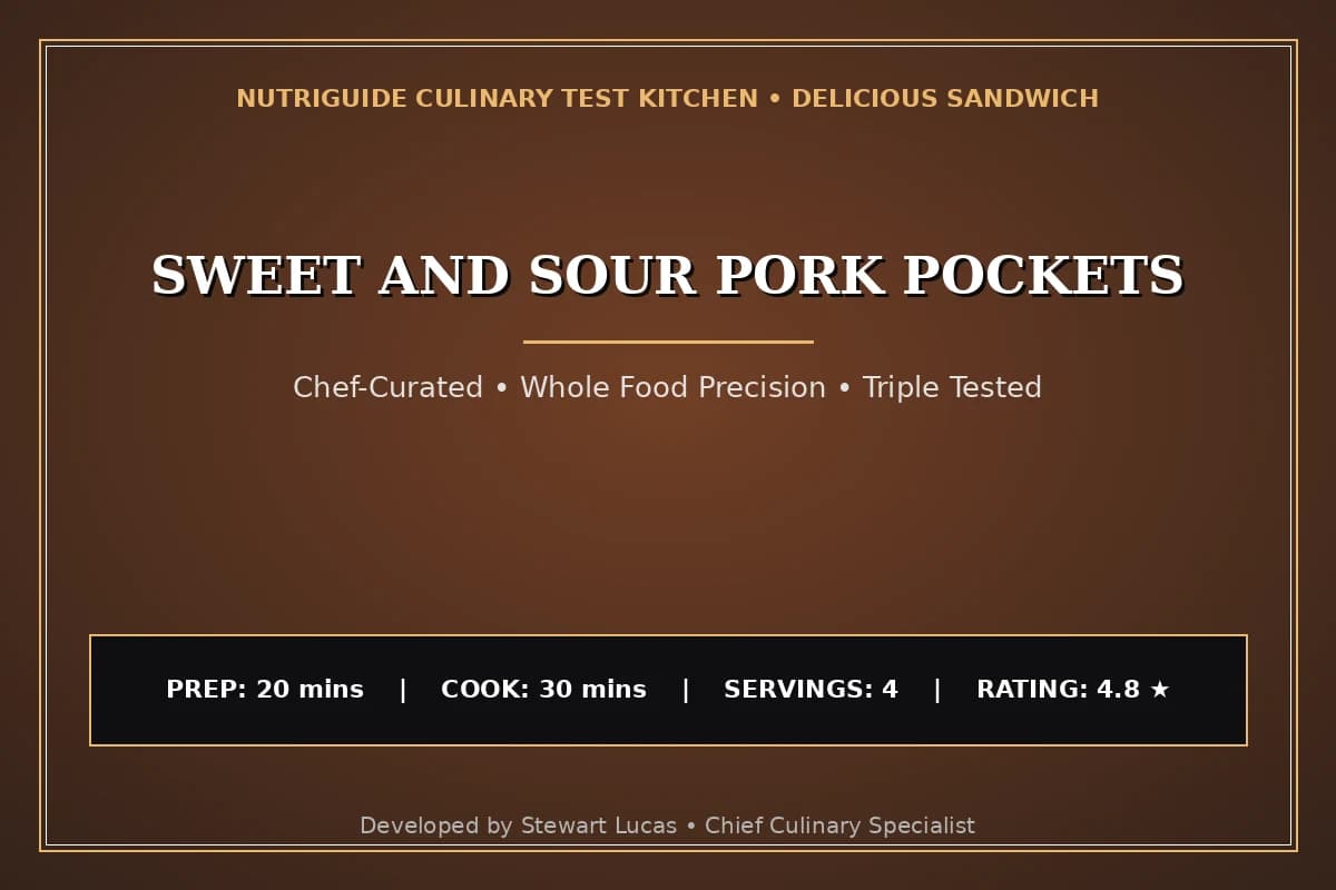 Sweet And Sour Pork Pockets