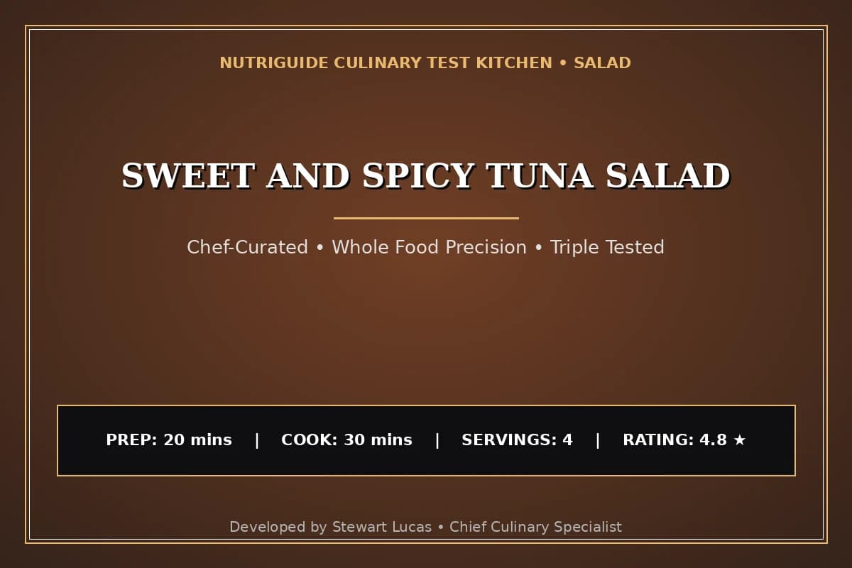 Sweet And Spicy Tuna Salad