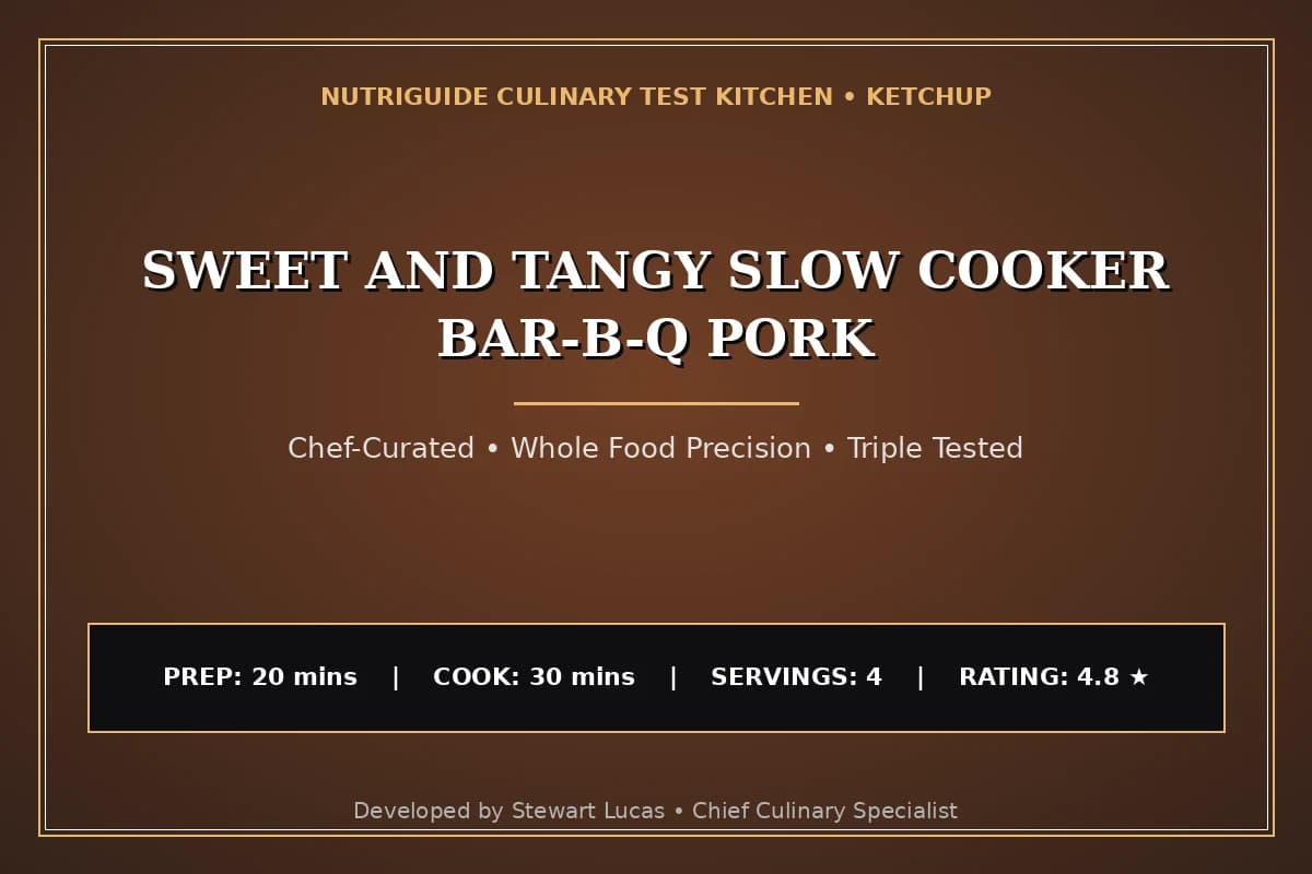 Sweet And Tangy Slow Cooker Bar-B-Q Pork