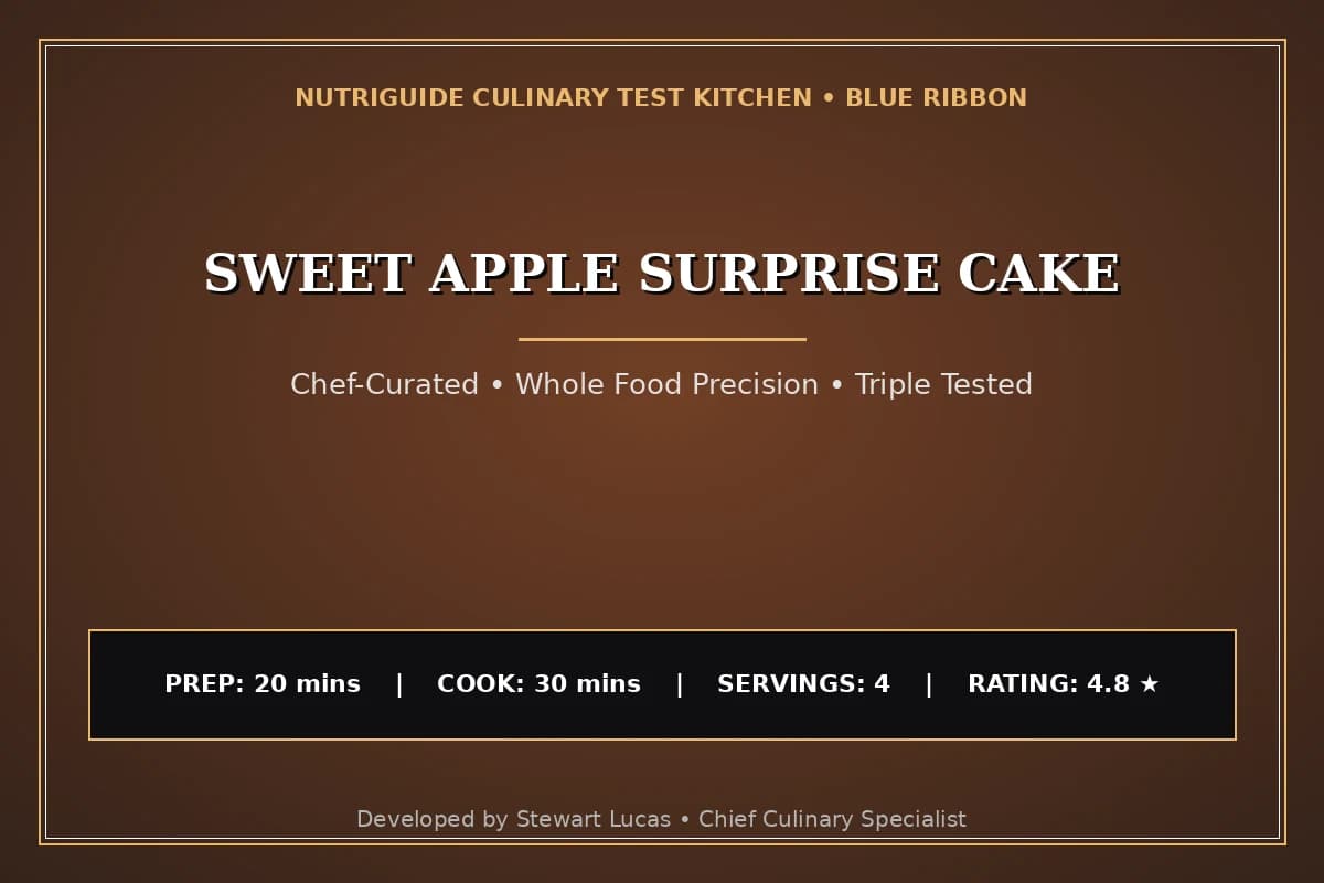 Sweet Apple Surprise Cake