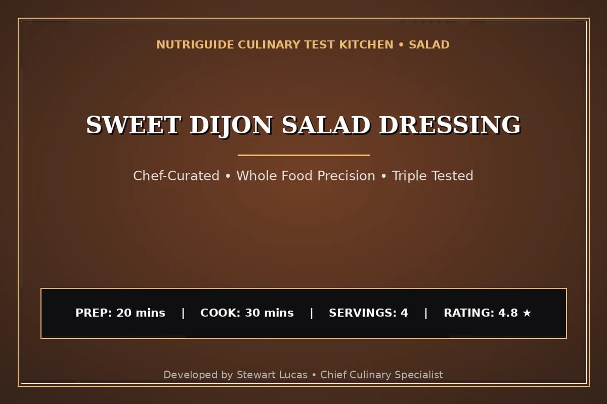 Sweet Dijon Salad Dressing