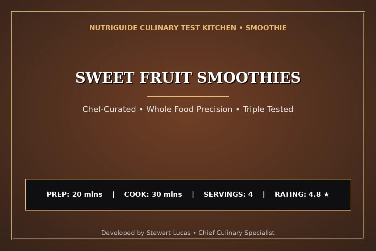 Sweet Fruit Smoothies