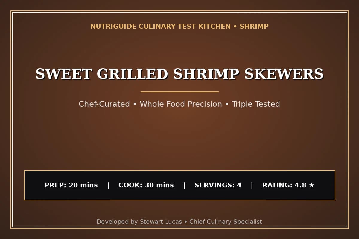 Sweet Grilled Shrimp Skewers