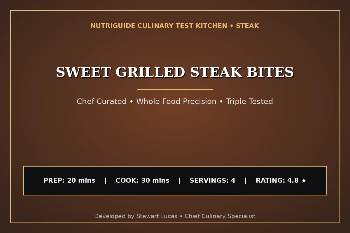 Sweet Grilled Steak Bites