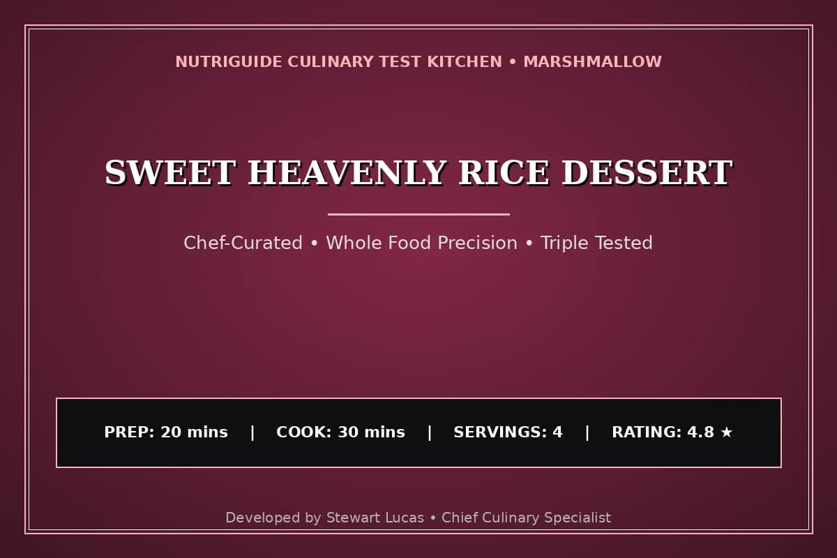 Sweet Heavenly Rice Dessert