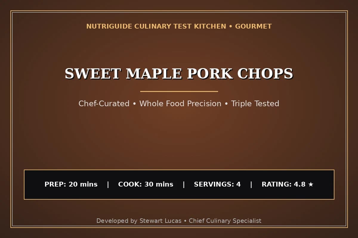 Sweet Maple Pork Chops