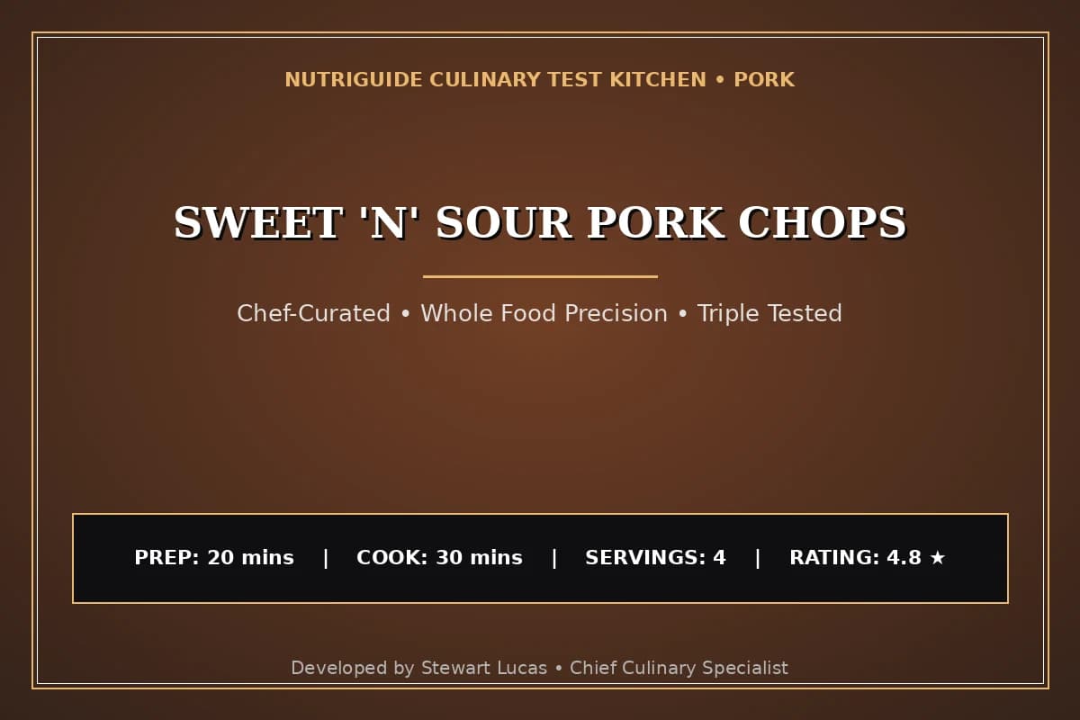 Sweet 'N' Sour Pork Chops