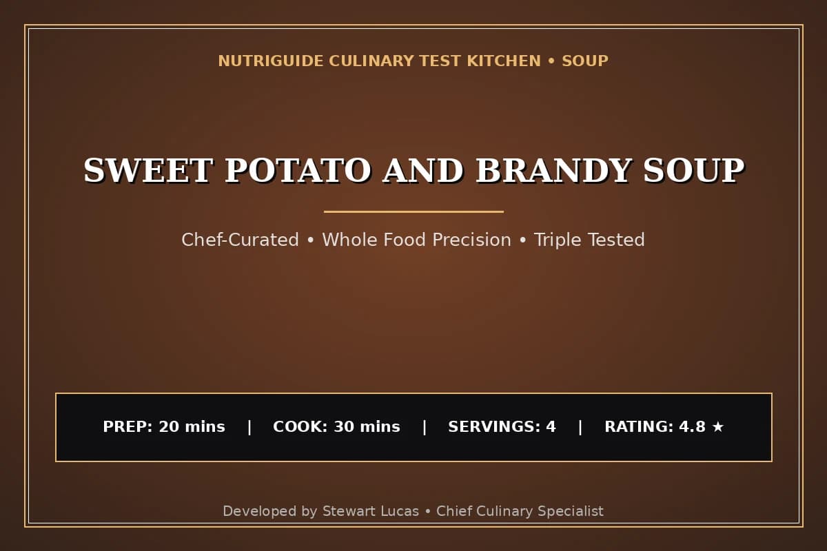 Sweet Potato And Brandy Soup