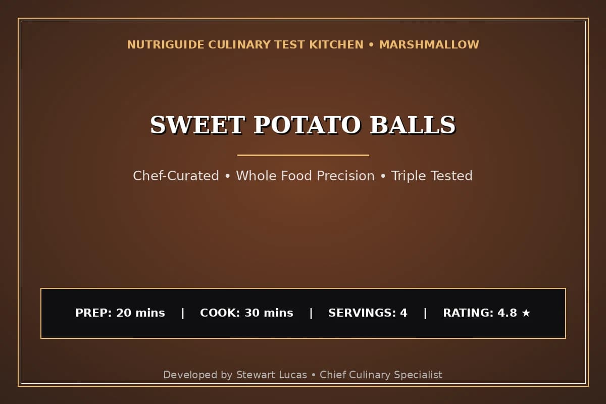 Sweet Potato Balls