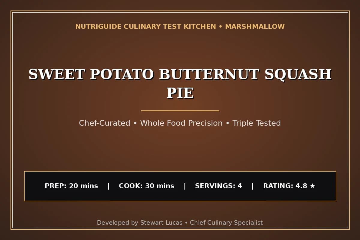 Sweet Potato Butternut Squash Pie