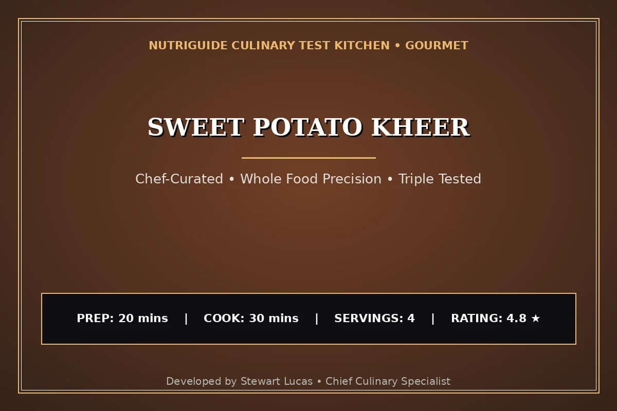 Sweet Potato Kheer