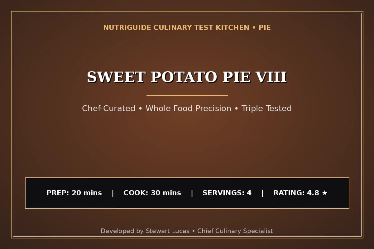 Sweet Potato Pie Viii