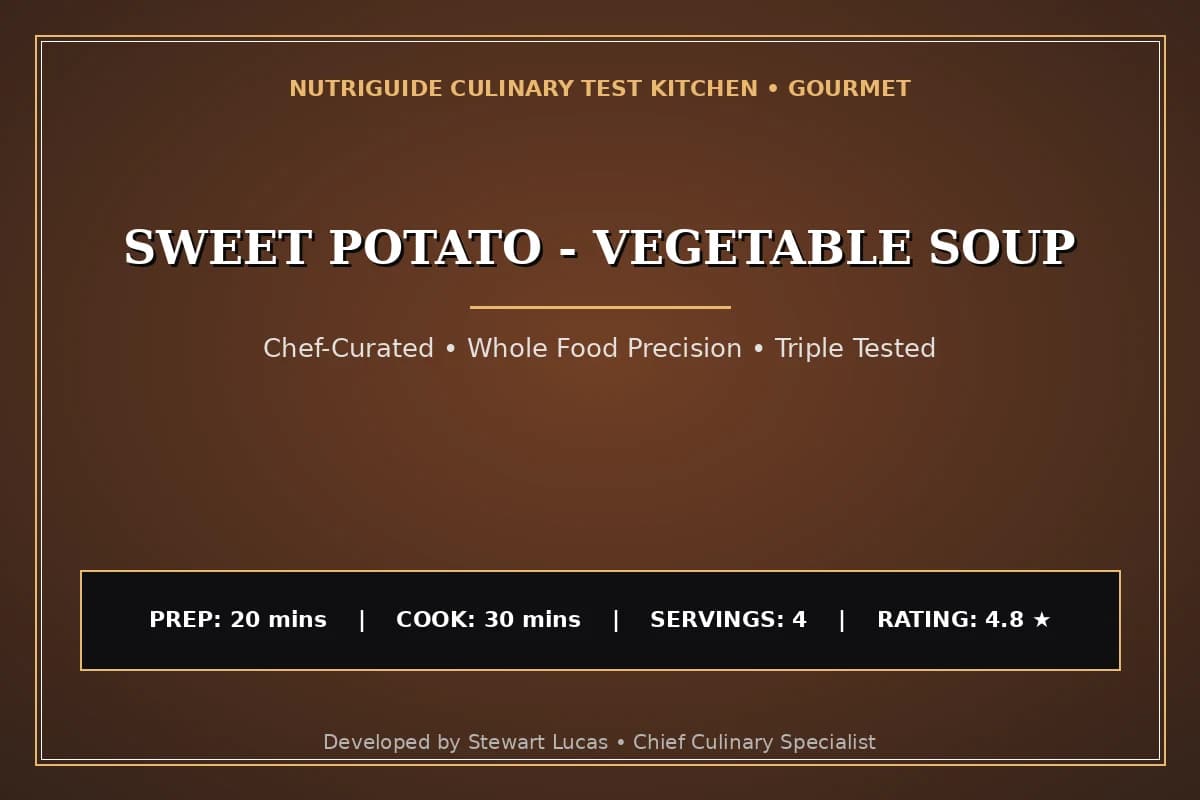 Sweet Potato - Vegetable Soup