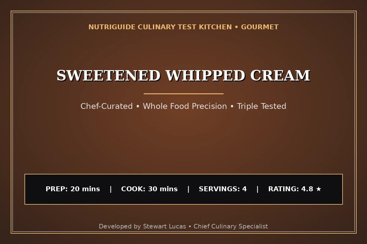 Sweetened Whipped Cream