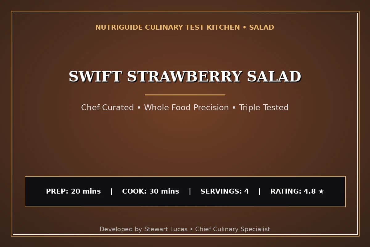 Swift Strawberry Salad