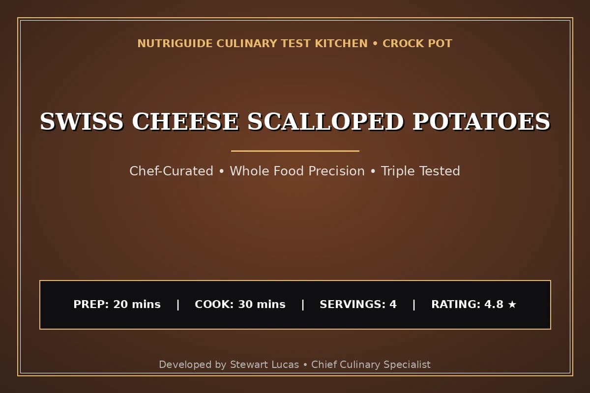 Swiss Cheese Scalloped Potatoes