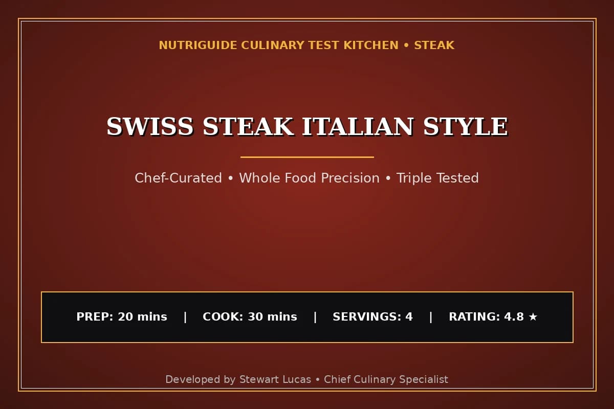 Swiss Steak Italian Style
