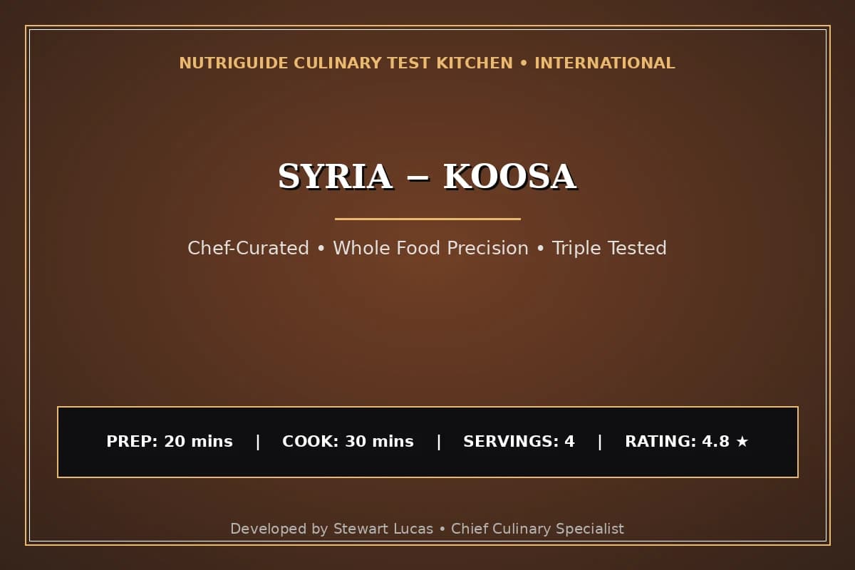 Syria − Koosa