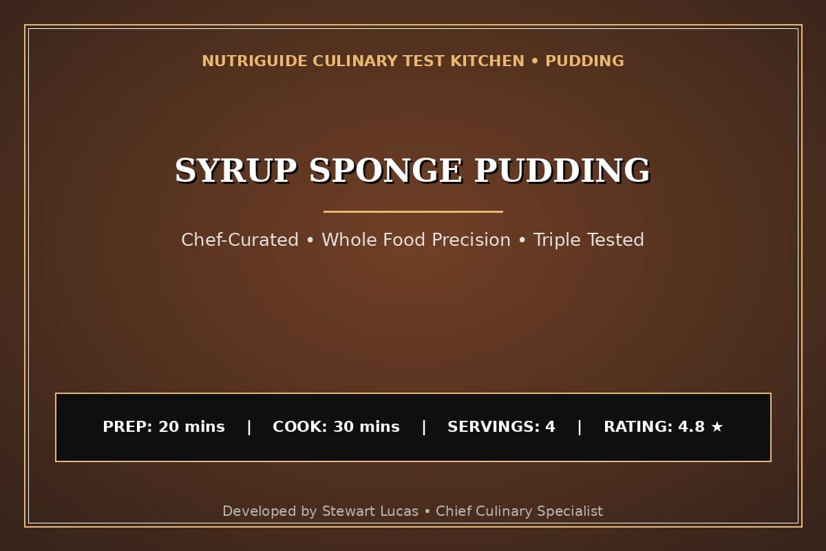 Syrup Sponge Pudding