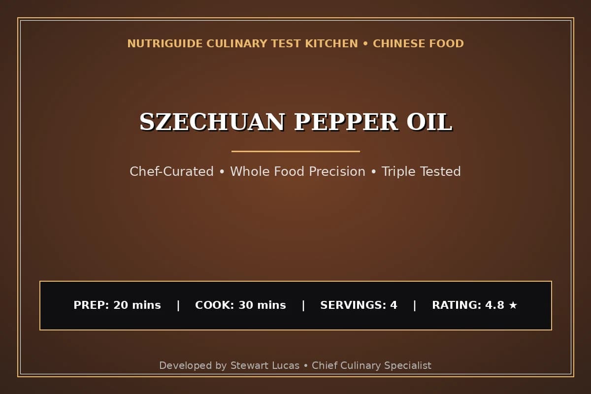Szechuan Pepper Oil