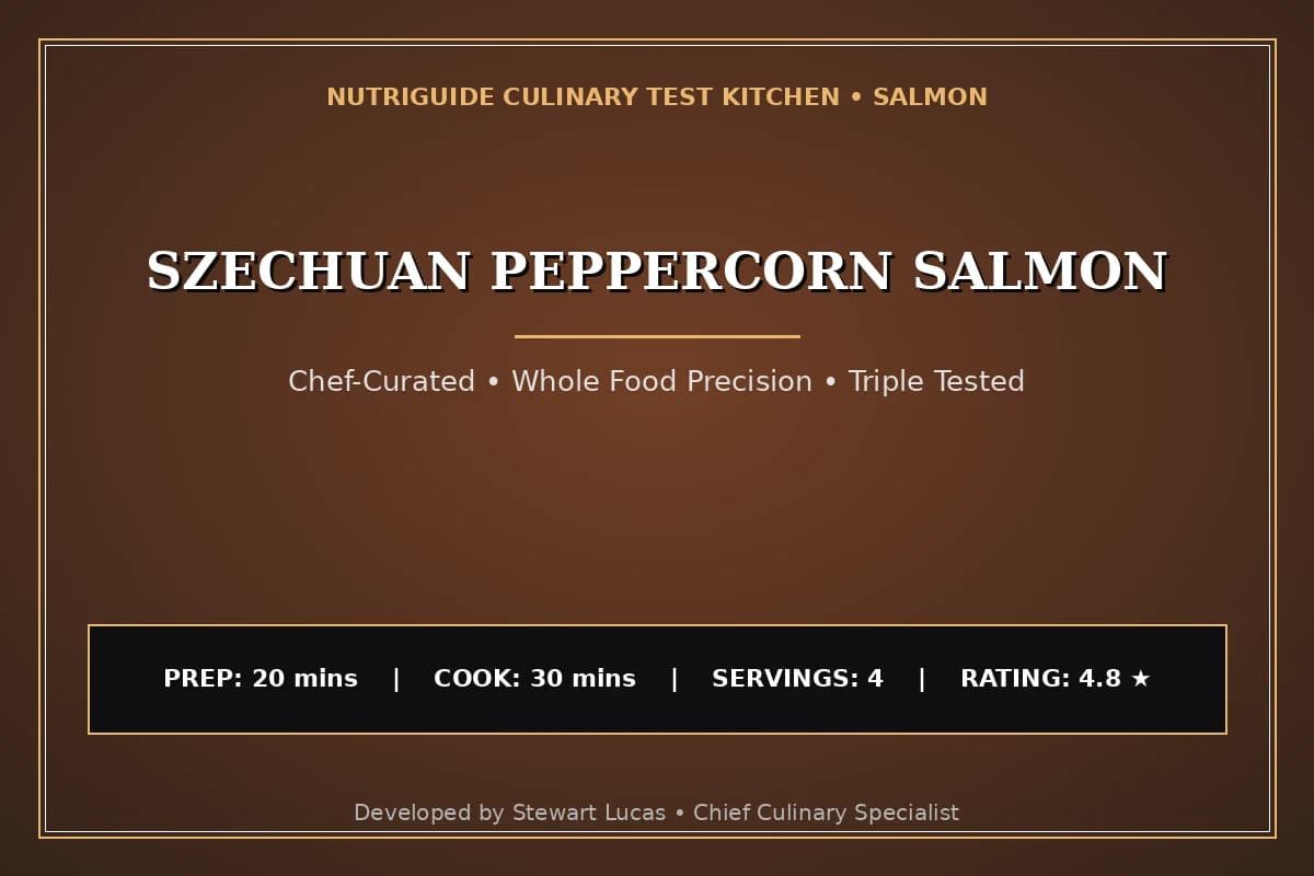Szechuan Peppercorn Salmon