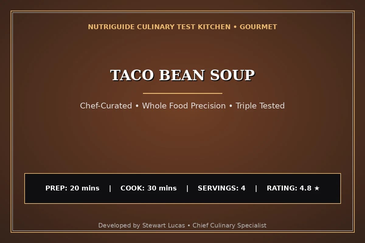 Taco Bean Soup