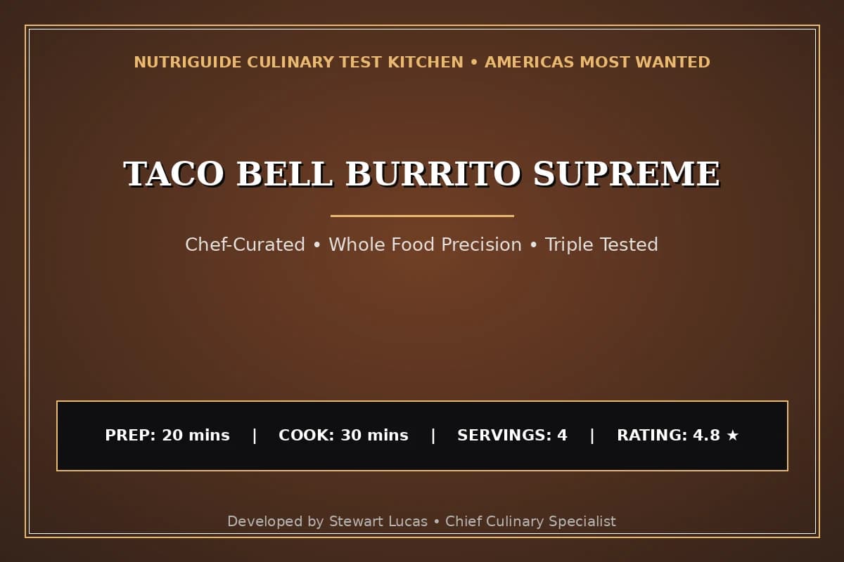 Taco Bell Burrito Supreme