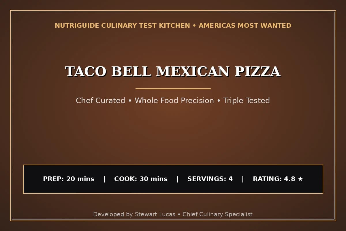 Taco Bell Mexican Pizza