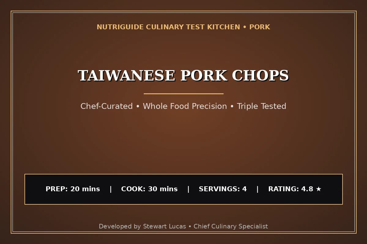 Taiwanese Pork Chops