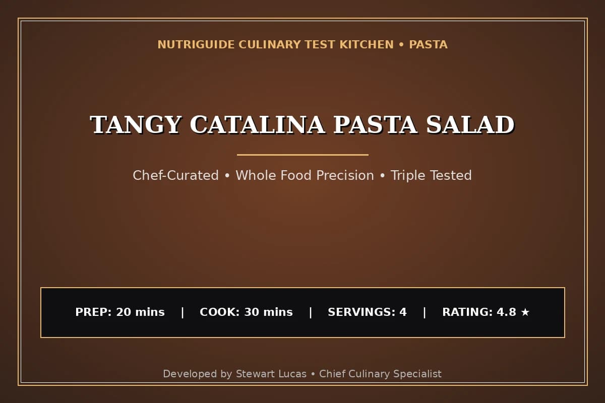 Tangy Catalina Pasta Salad