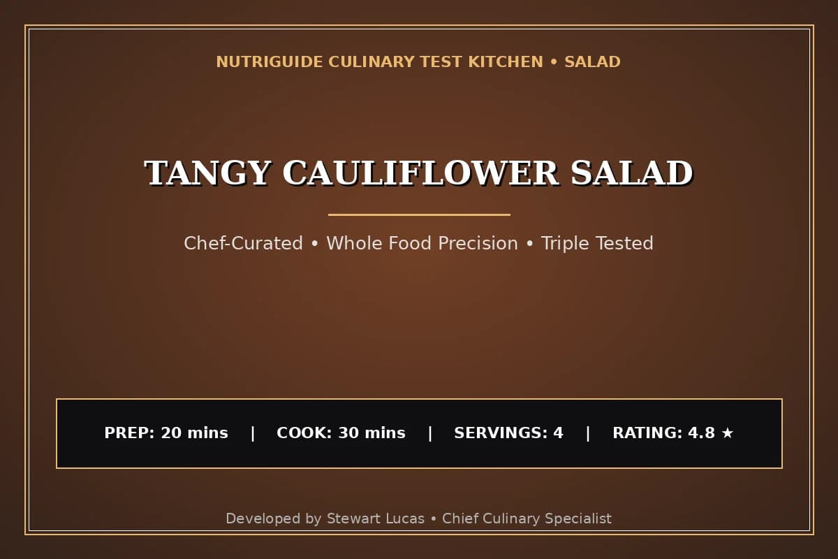 Tangy Cauliflower Salad