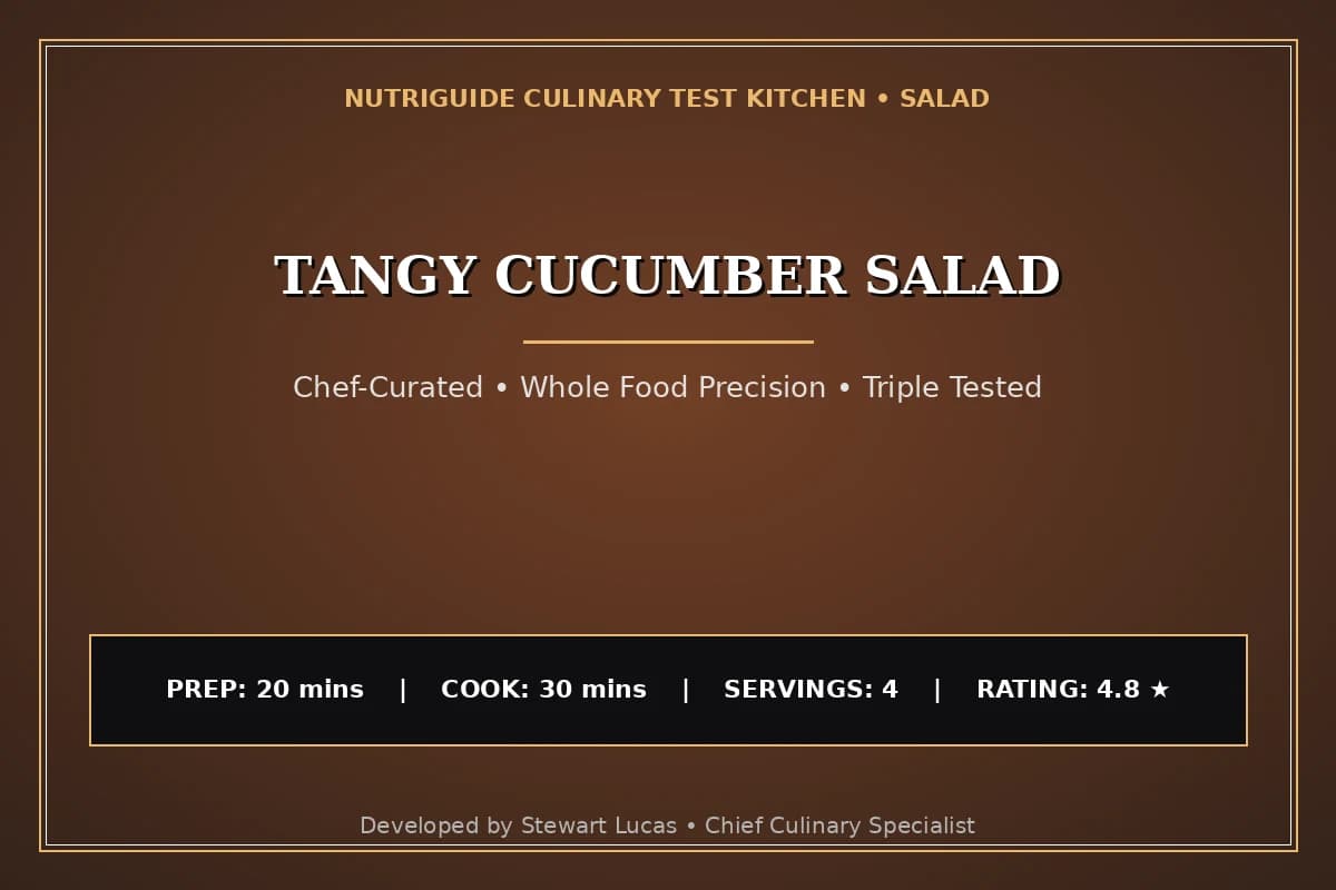 Tangy Cucumber Salad