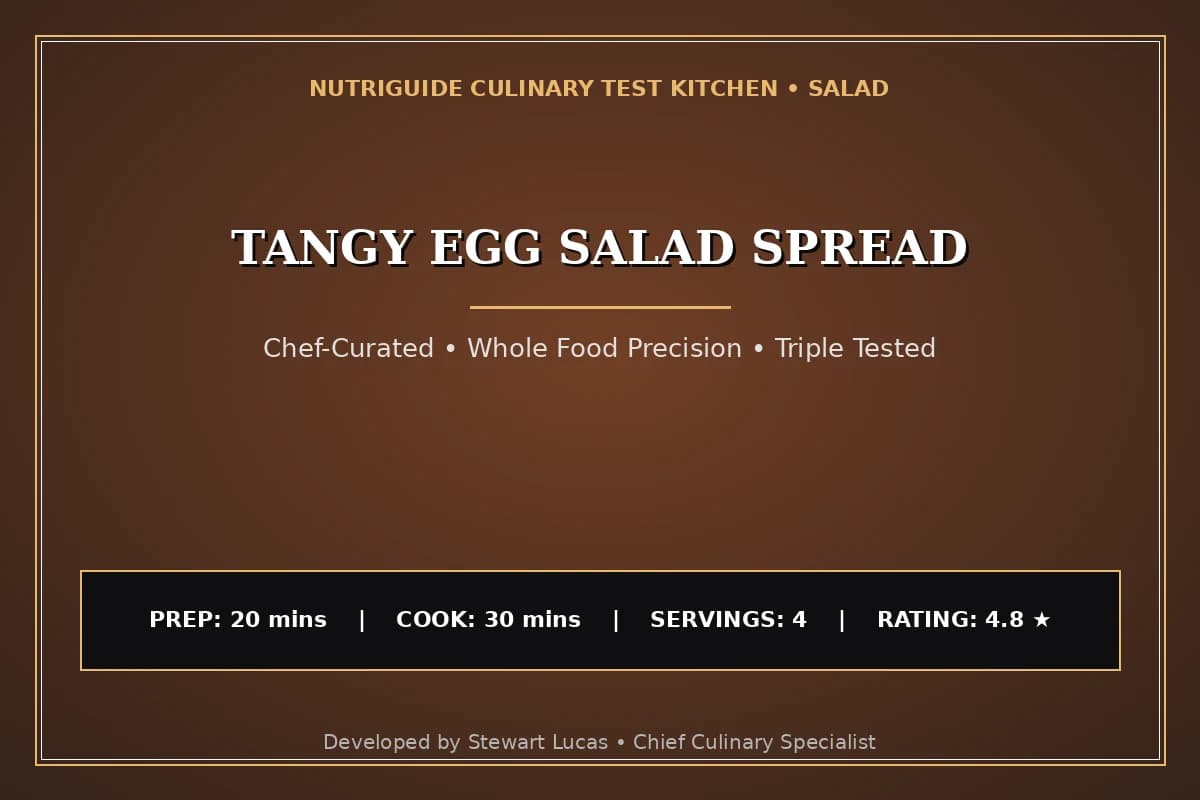 Tangy Egg Salad Spread