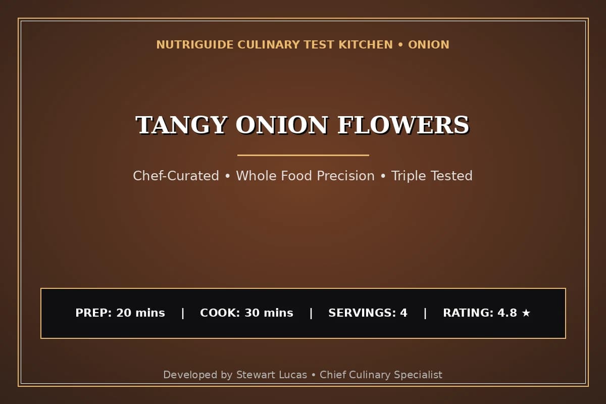 Tangy Onion Flowers