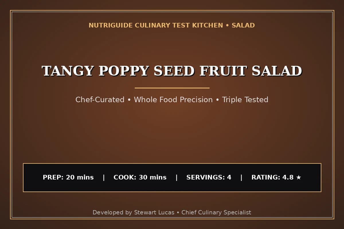 Tangy Poppy Seed Fruit Salad