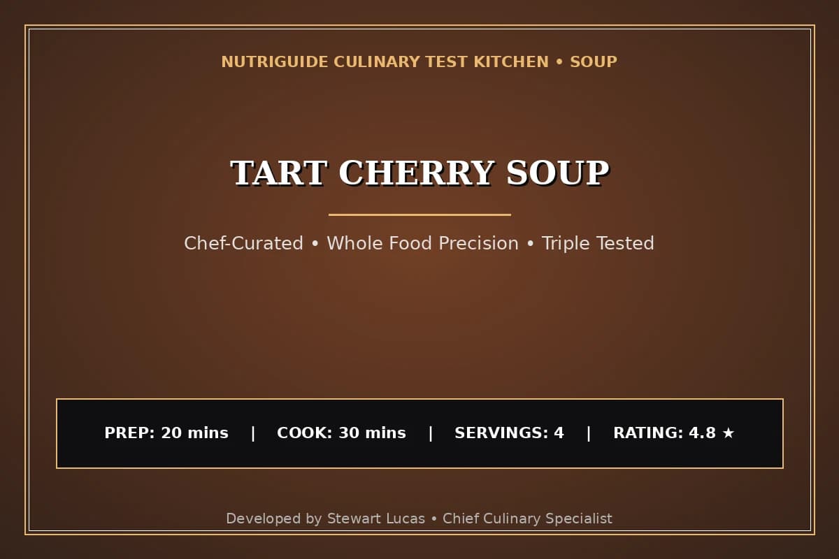 Tart Cherry Soup