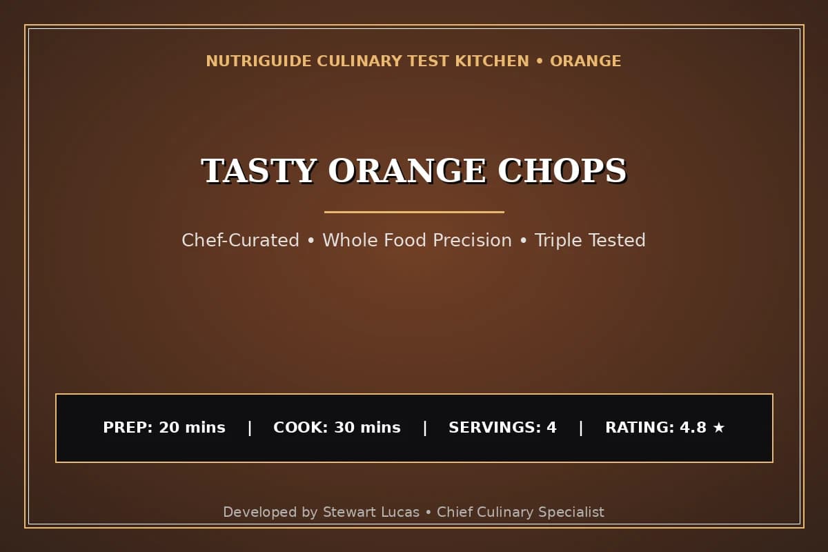 Tasty Orange Chops