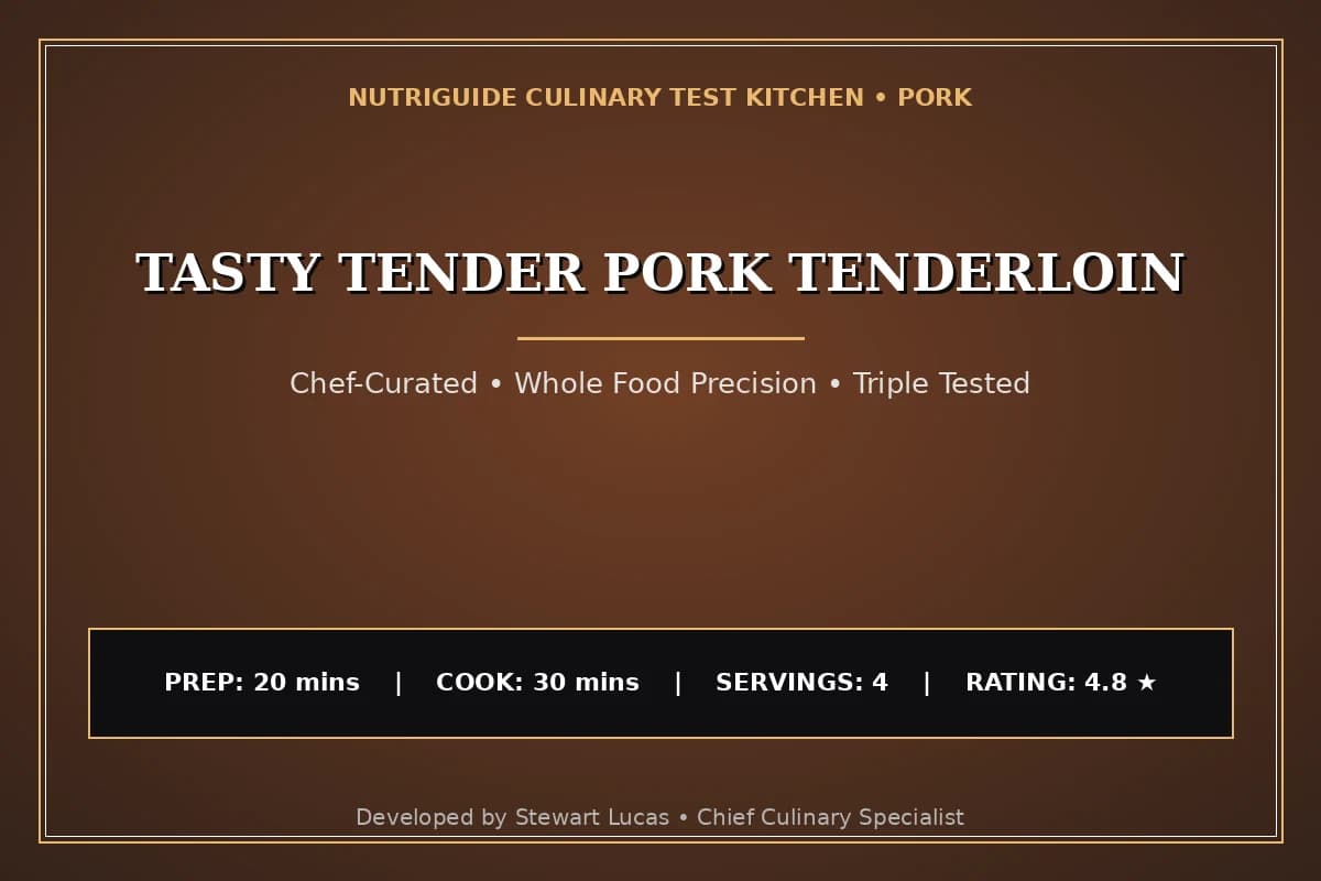 Tasty Tender Pork Tenderloin