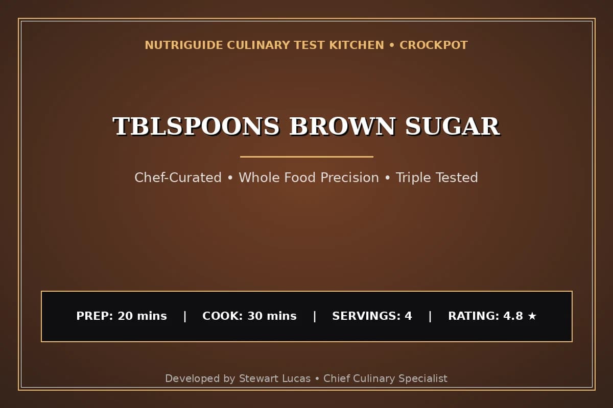 Tblspoons Brown Sugar