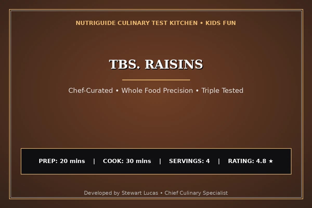 Tbs. Raisins