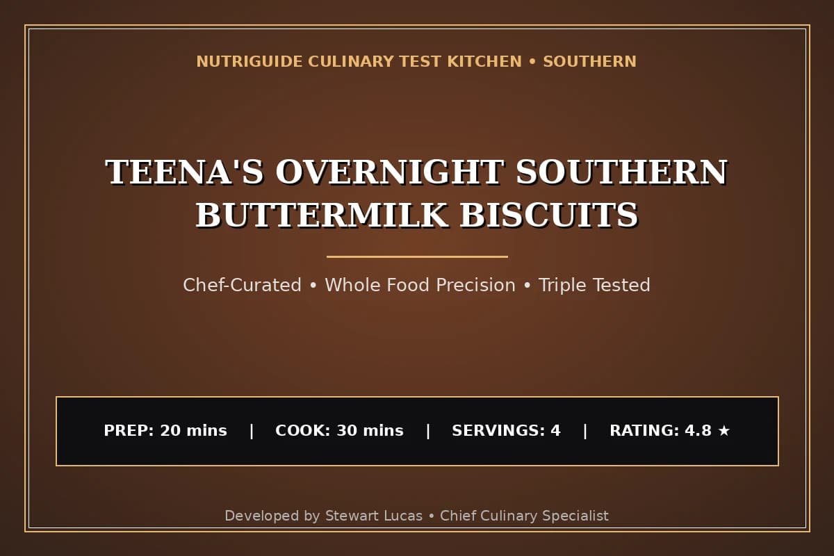 Teena'S Overnight Southern Buttermilk Biscuits