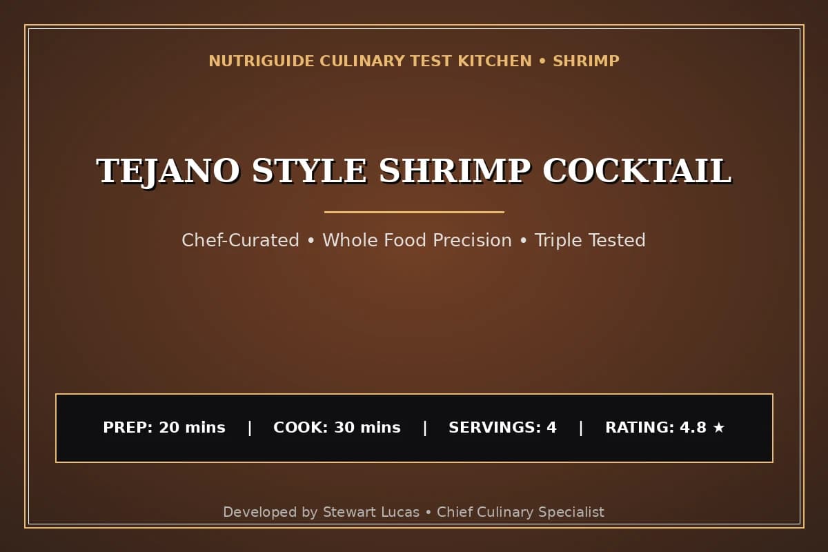 Tejano Style Shrimp Cocktail