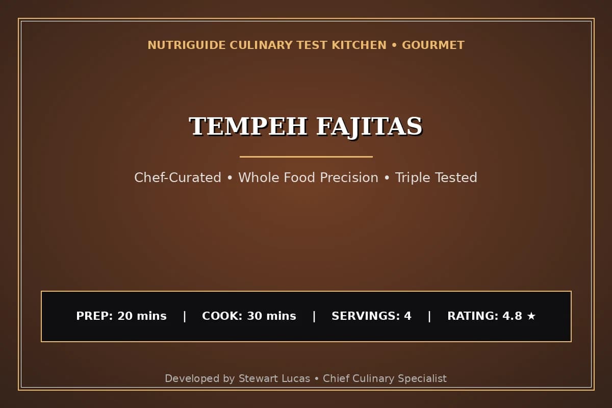 Tempeh Fajitas